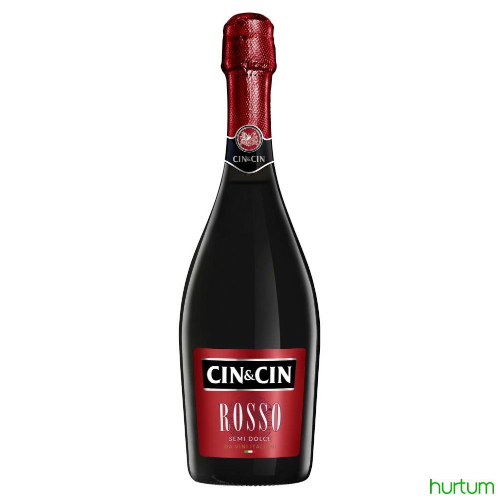  Cin  Cin  Rosso Wino czerwone p sodkie musuj ce 750 ml w 