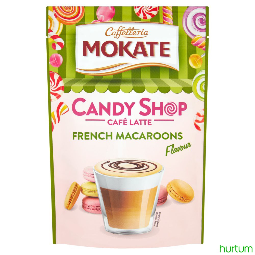 Mokate Caffetteria Candy Shop Napoj Kawowy W Proszku O Smaku Makaronikow 110 G W Hurtum Pl